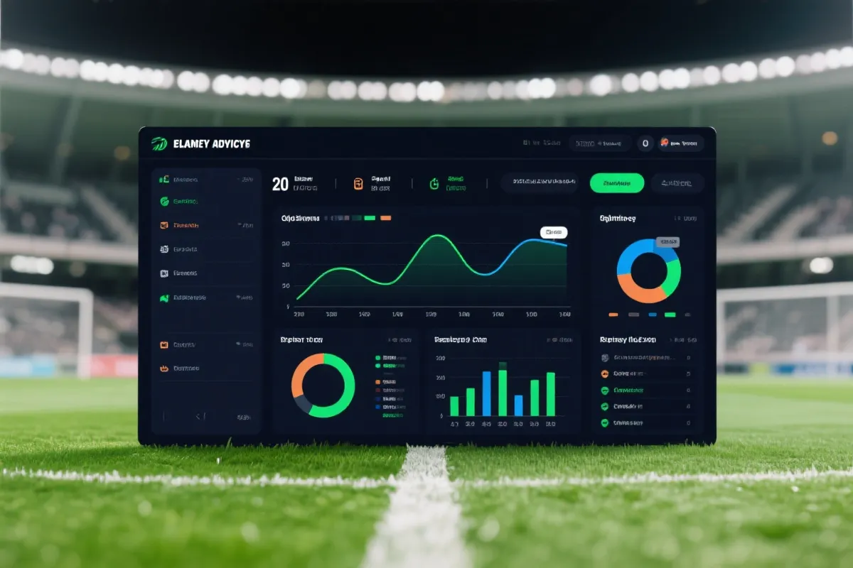 赛事数据面板示意